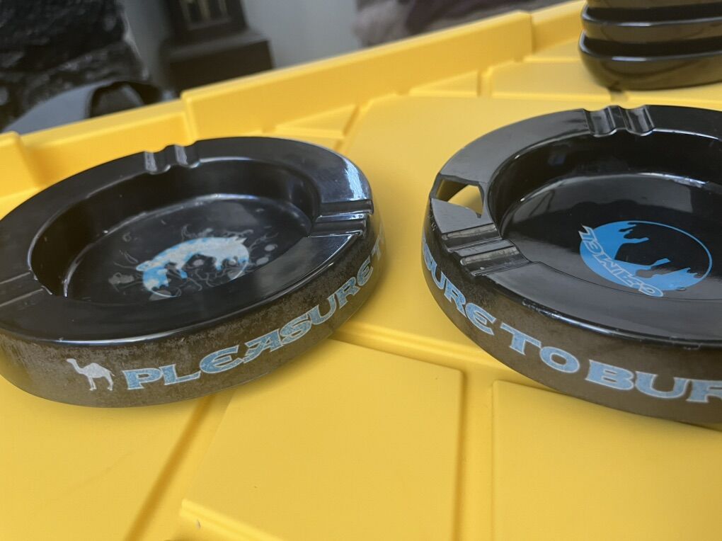 Camel Round Ashtrays  Lot Of 2