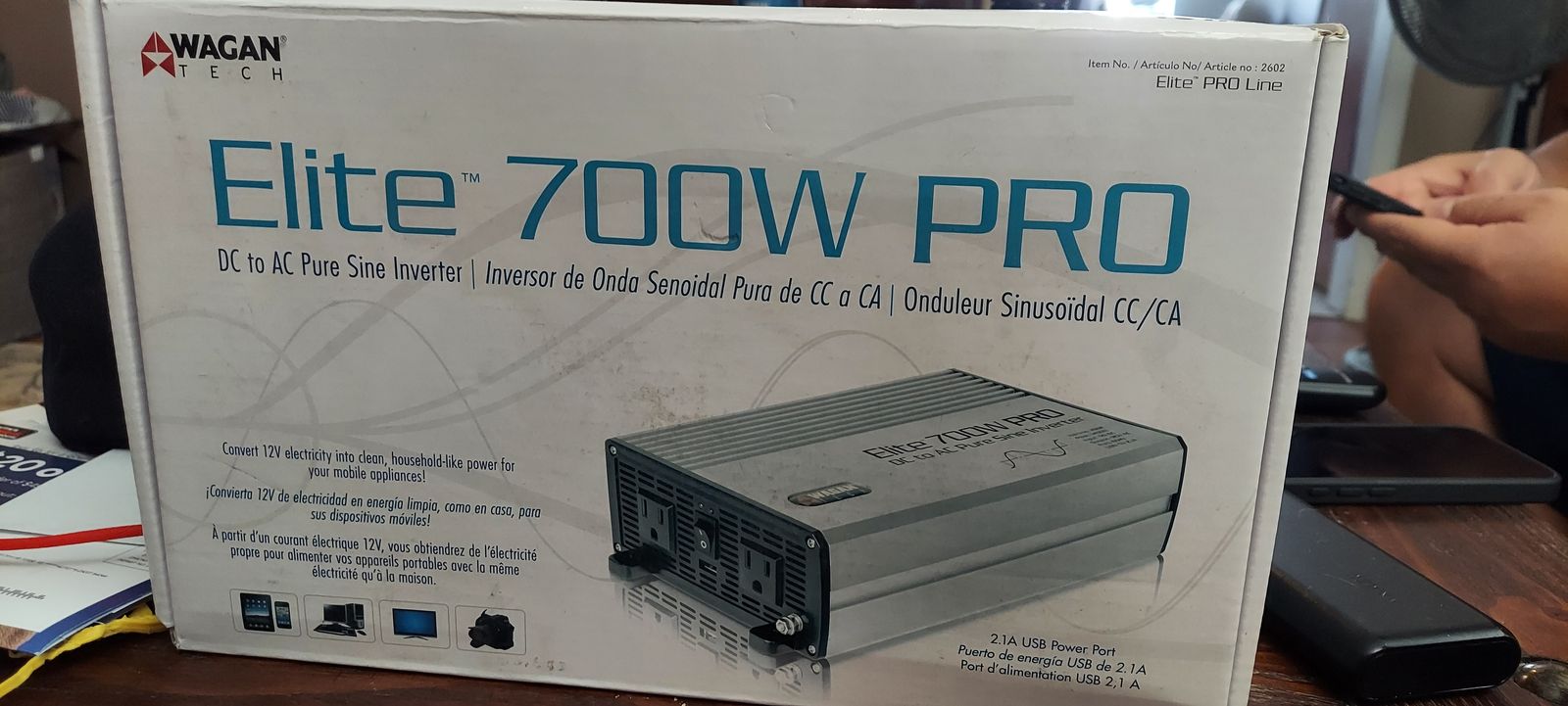 Wagan Tech 700w Power Inverter 12v DC To AC