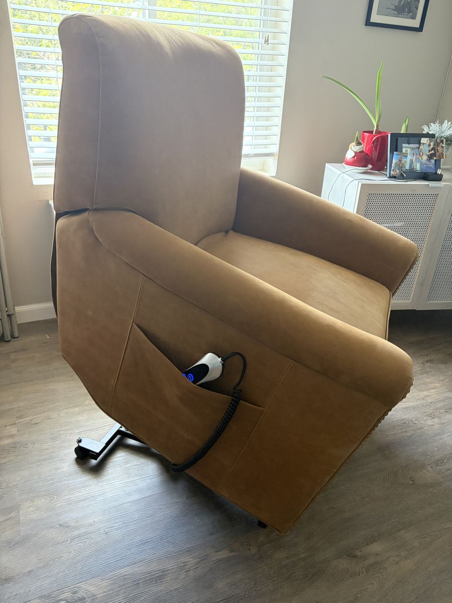 Pottery Barn Leather lift chairs