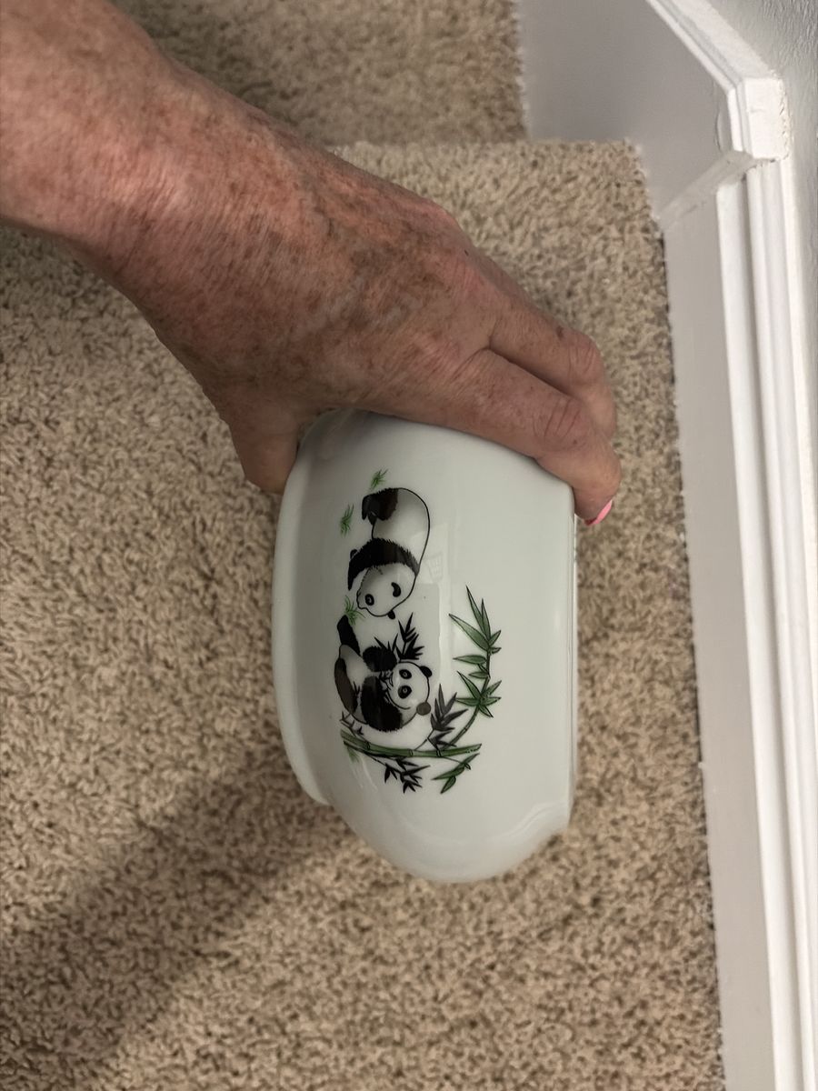 Awesome Vintage Panda Planting Pot
