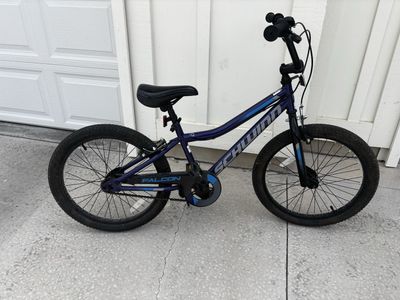 Schwinn Falcon 1.0 Kids' Bike - Blue/Purple, 18-Inch Wheels