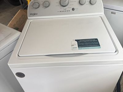 Whirlpool Top Load Washer - White, Multiple Wash Cycles, Deep Water Wash Option