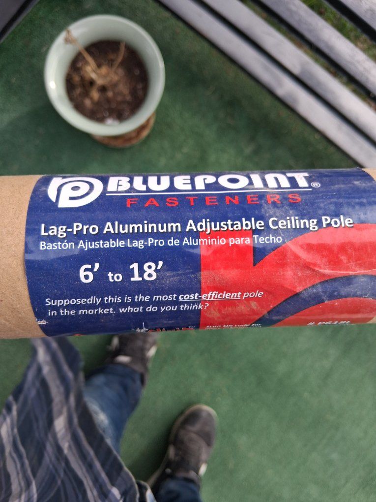 acoustical ceiling pole 6' to 18' (brand new)