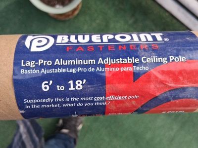 acoustical ceiling pole 6' to 18' (brand new)