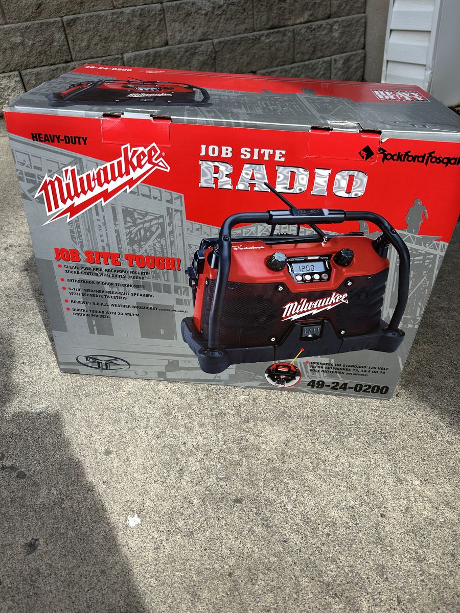 New Miwaukee Job Site Radio