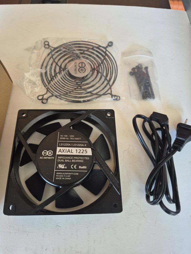 AC Infinity AXIAL 1225 120mm AC Fan Dual Ball Bearing w/ Guard
