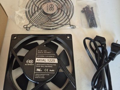 AC Infinity AXIAL 1225 120mm AC Fan Dual Ball Bearing w/ Guard