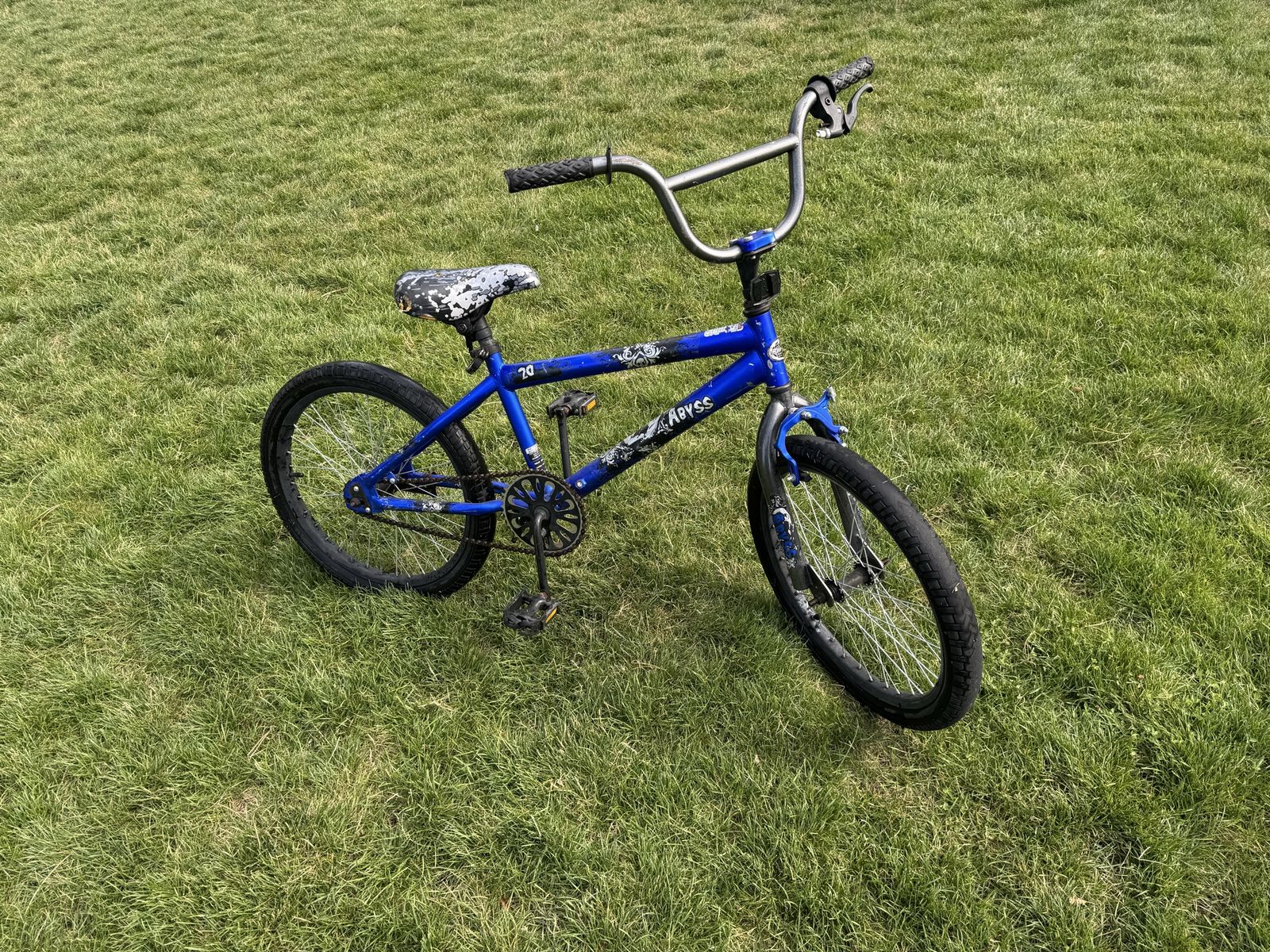 Abyss Blue 20-Inch BMX Bike Ready to Ride
