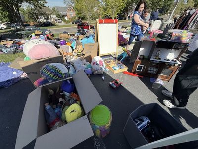 Huge Marmalade Neighborhood Yard Sale Block Party