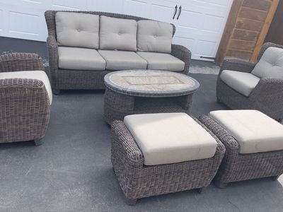 Patio Set Wicker 6 Pc