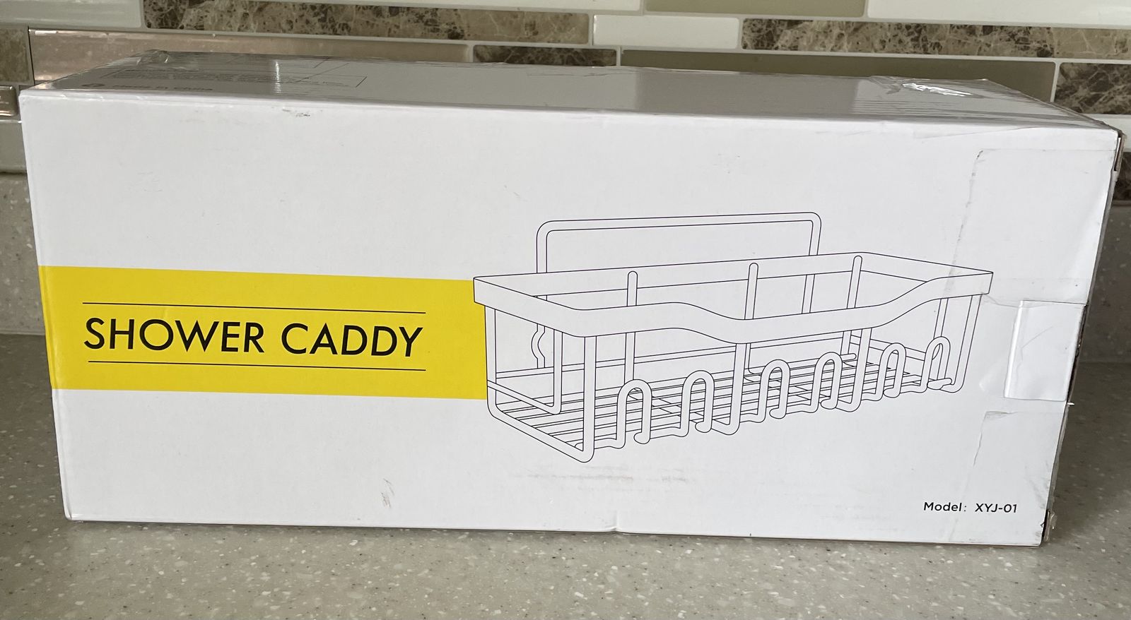 Black Stainless Steel Shower Caddy