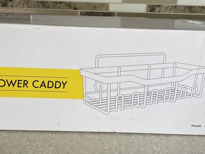 Black Stainless Steel Shower Caddy