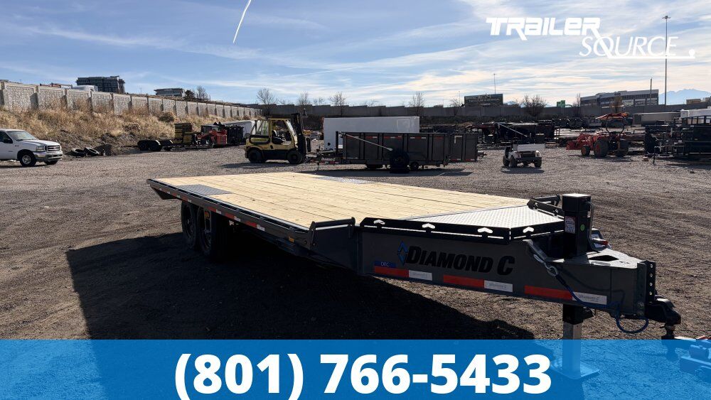 8.5x20 Diamond C DEC 207 Deckover Equipment Trailer - 15.5K GVWR -