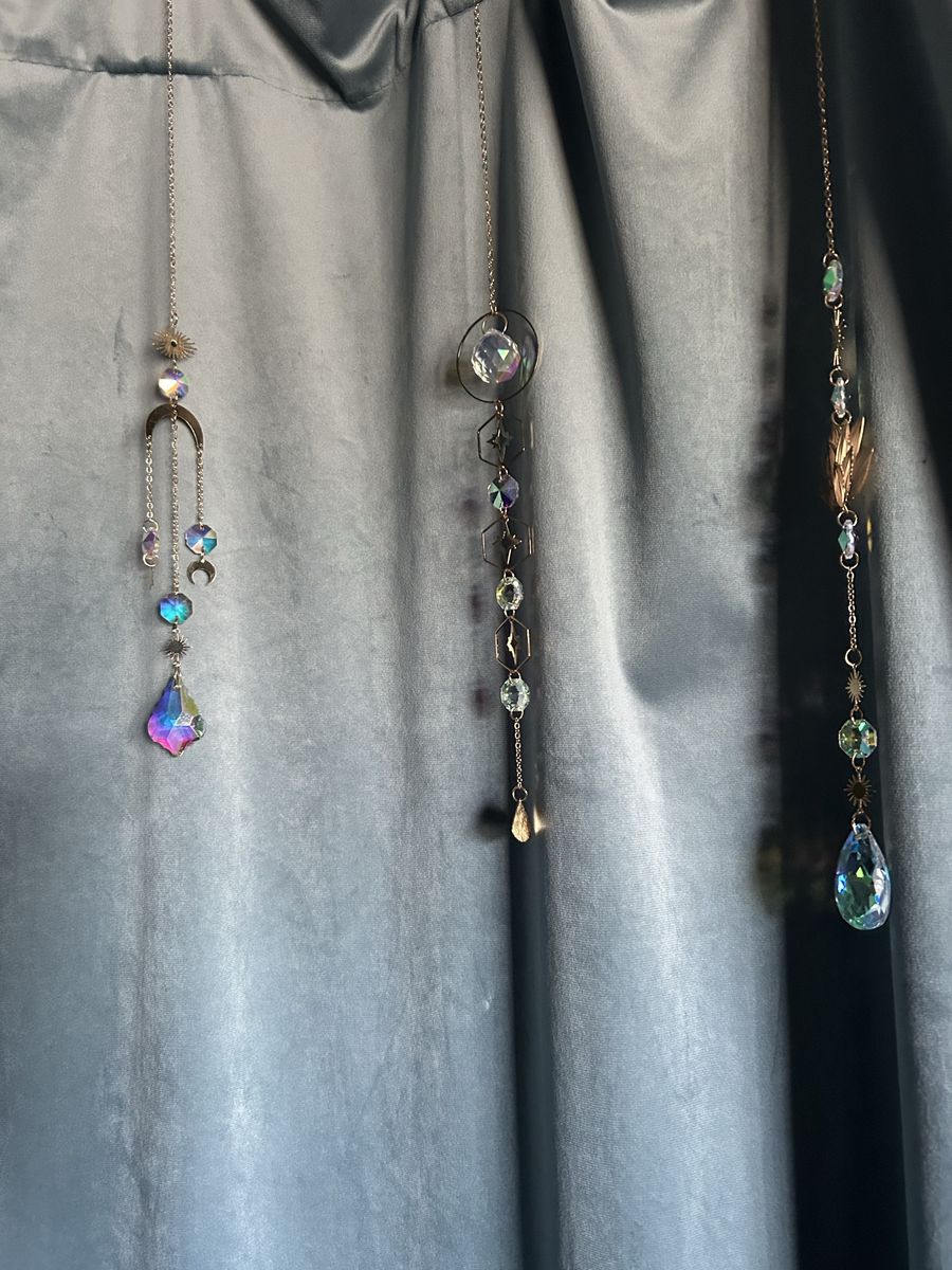 Gold Sun Catcher Crystals