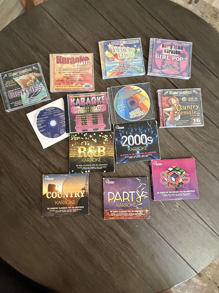 22 Karaoke Discs Bundle
