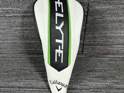 Callaway ELITE Golf Club Head Cover - White, Green, Black Driver/Wood Cover New