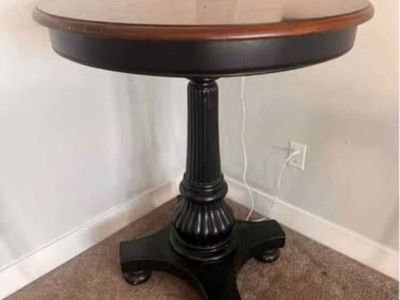 BAR HEIGHT Havertys Copper Canyon Round Dining Ta