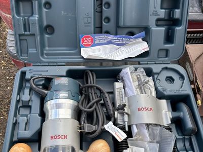 Bosch 2.35 HP Corded Router Combo Pack