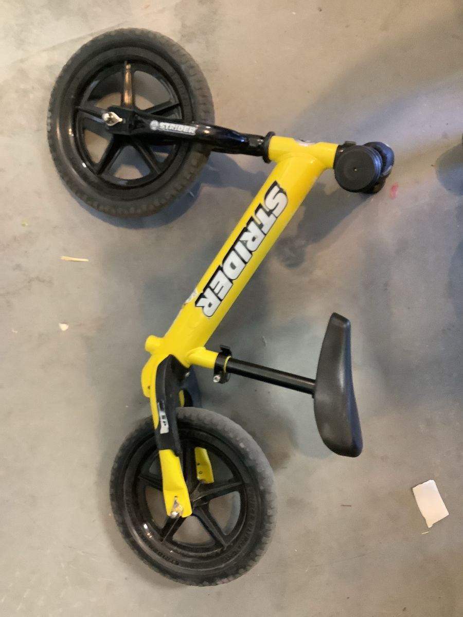 Strider Kids Balance Bike Yellow