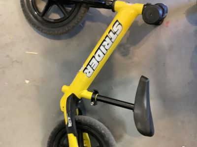 Strider Kids Balance Bike Yellow