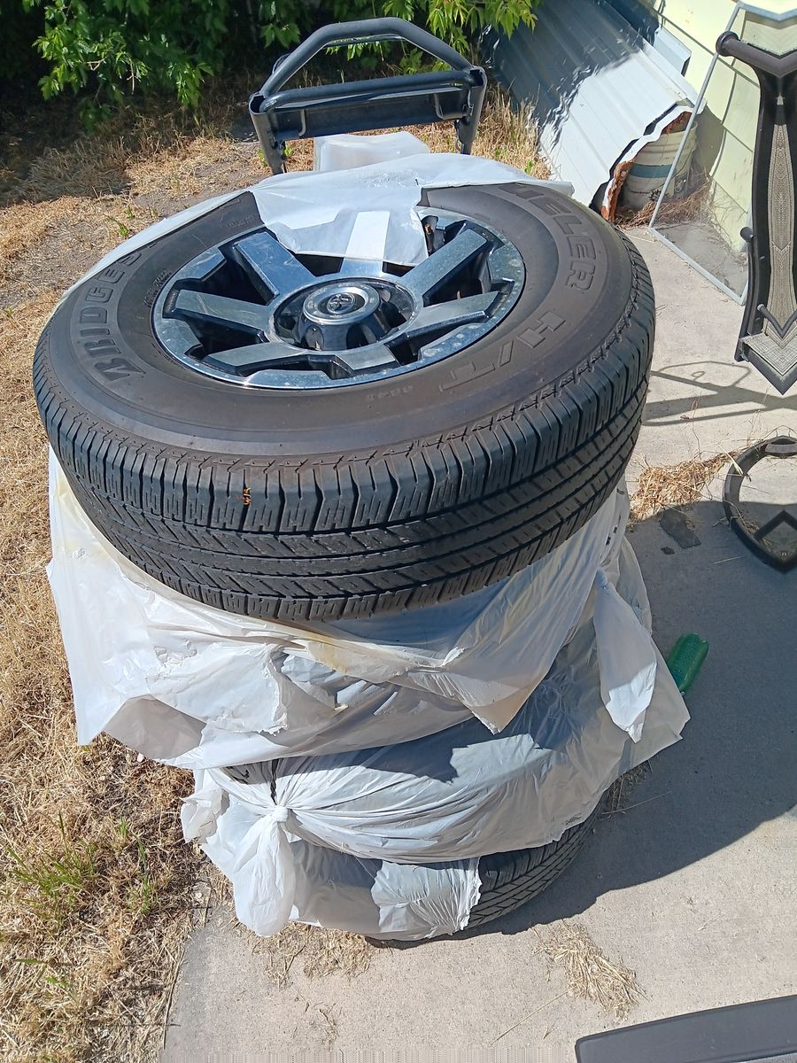 Tires and wheels