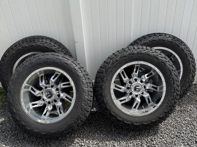 Fuel wheels and nitto tires