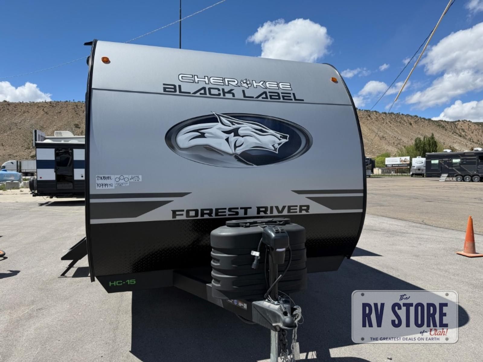 2026 Forest River RV Cherokee Grey Wolf Black Label 23DBHBL Travel Trailer Bunkhouse|Front Bedroom|Outdoor Kitchen|Two