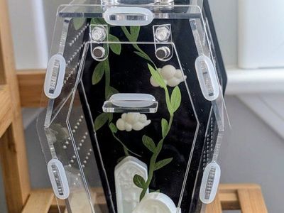 Jumping spider enclosure, coffin spider house for bold or regal jumping spider. No spider