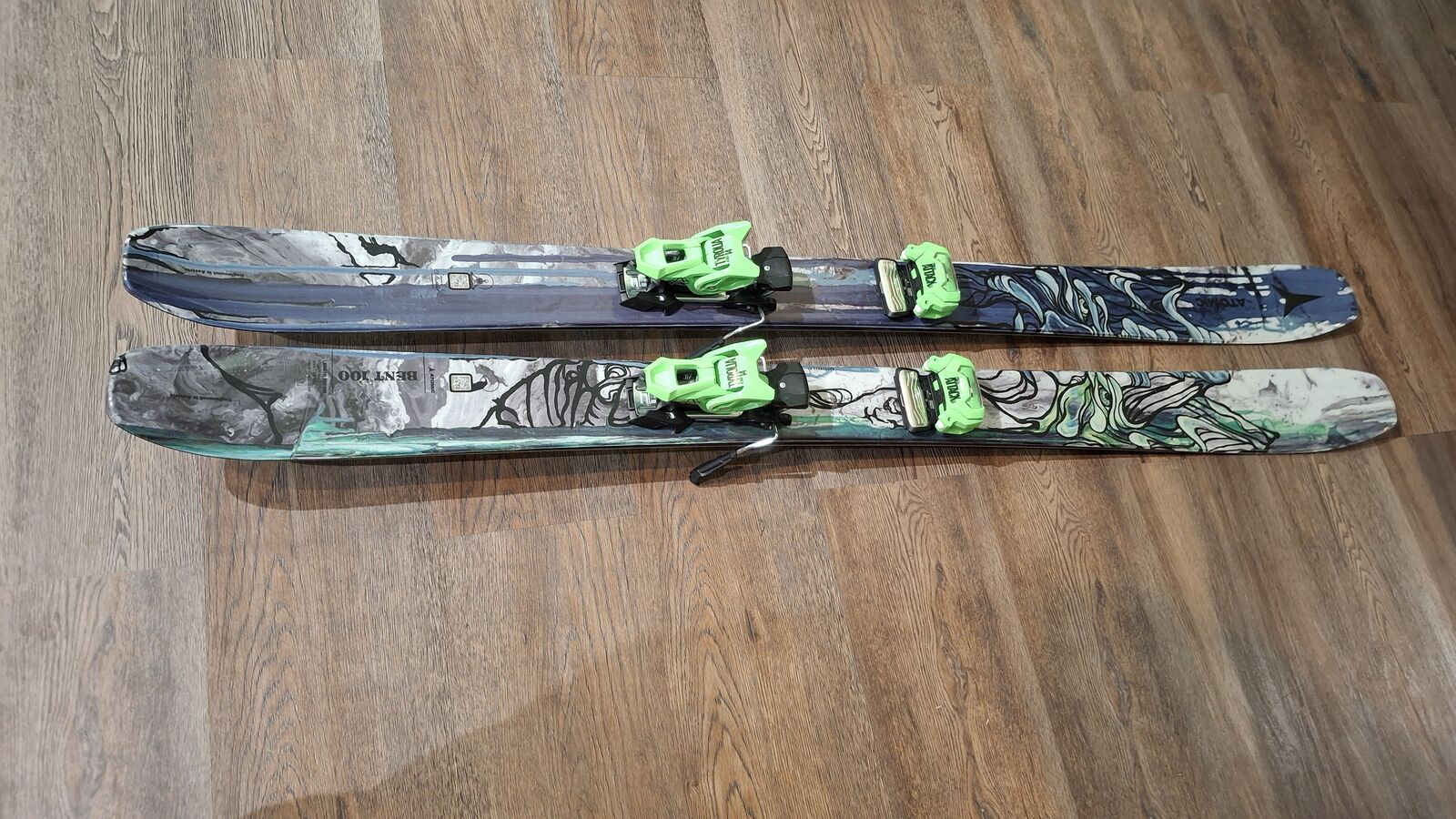 Atomic Bent 100 Skis with Tyrolia Attack Binding