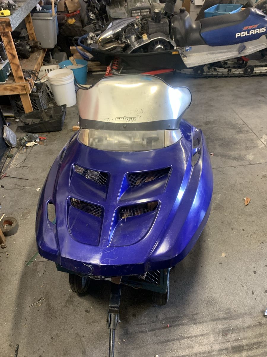 Gen 2 Polaris Snowmobile Hood with Cobra Windshield & Headlight Assembly