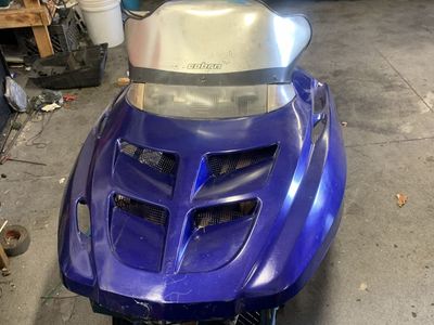 Gen 2 Polaris Snowmobile Hood with Cobra Windshield & Headlight Assembly