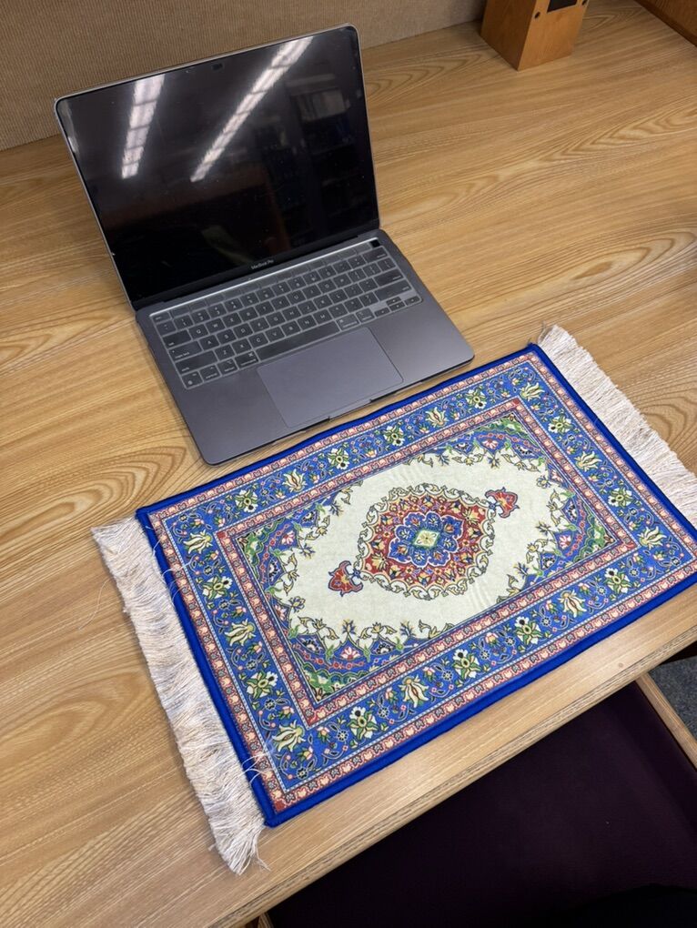 Large Rug Mousepad, 18x12 Inches