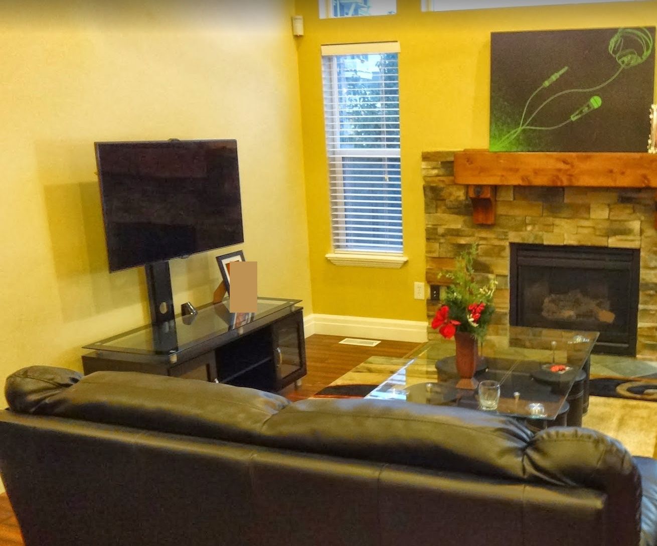 Black Modern TV Stand/Media Console