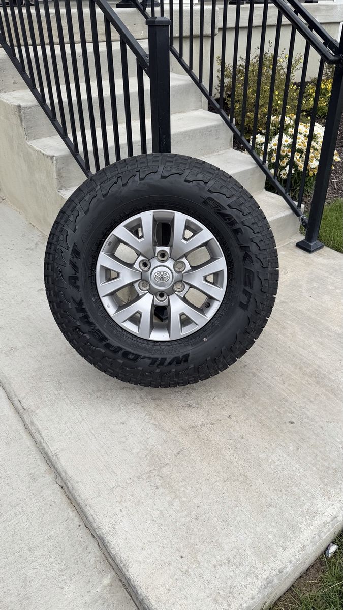 Toyota Tacoma Rims and Tires 265/75R16 Falken Wildpeak