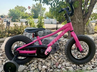 12” Trek Precaliber bike with training wheels