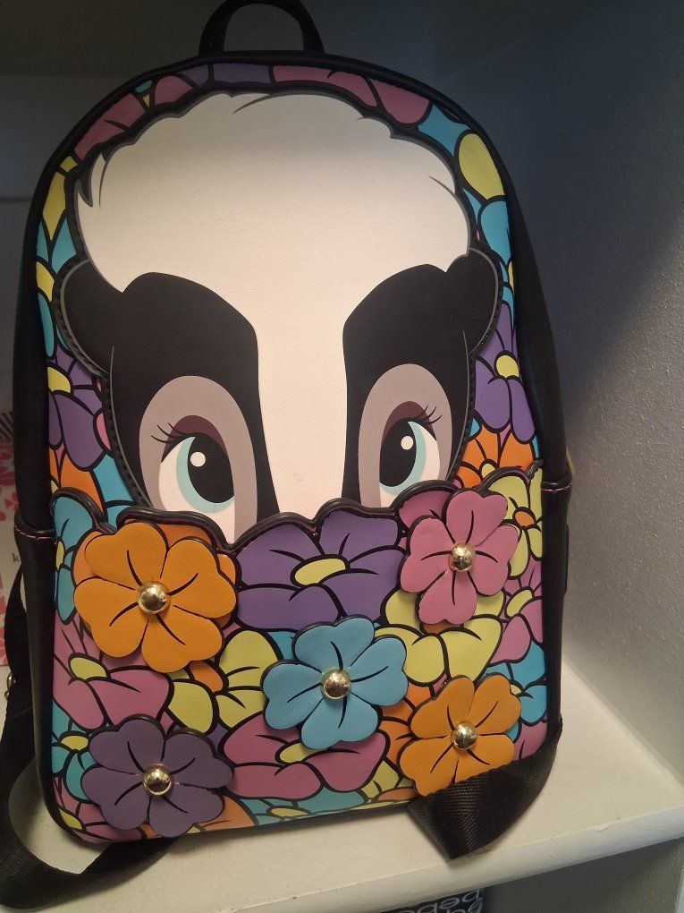 Disney Loungefly Flower Floral Mini Backpack Bag
