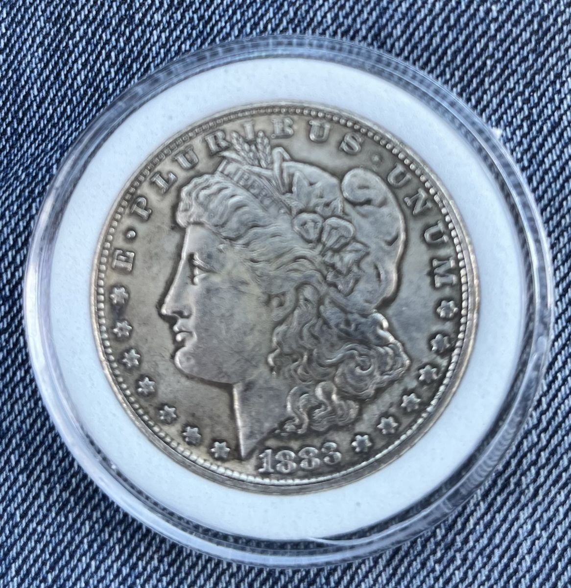 1883 CC Morgan dollar