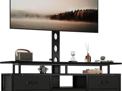 TV Stand / Entertainment Center with Mount for 32-75 Inch TVs