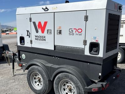 2023 Wacker Neuson G70 Towable, Diesel Generator