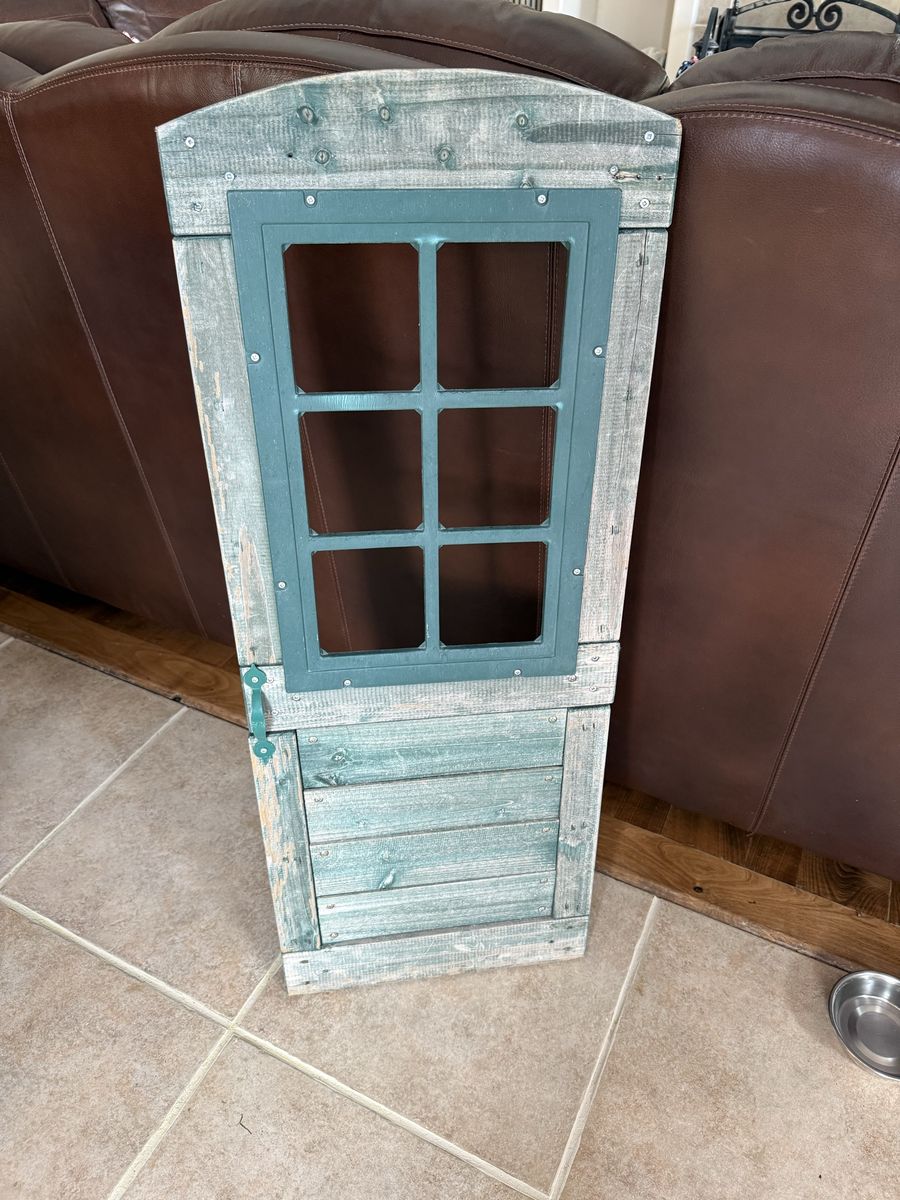 Playhouse clubhouse door 41” Tall 16” wide