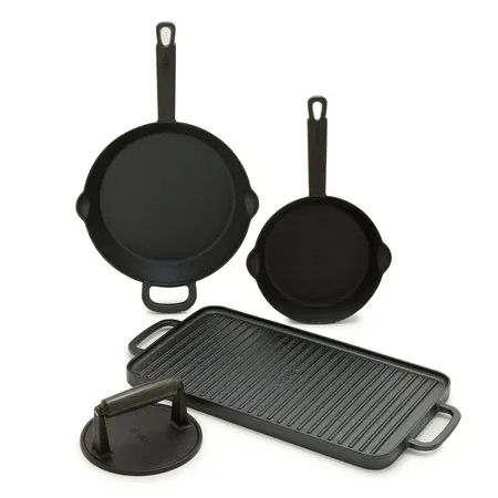Bobby Flay GreenPan – 4-Piece Cast Iron Set