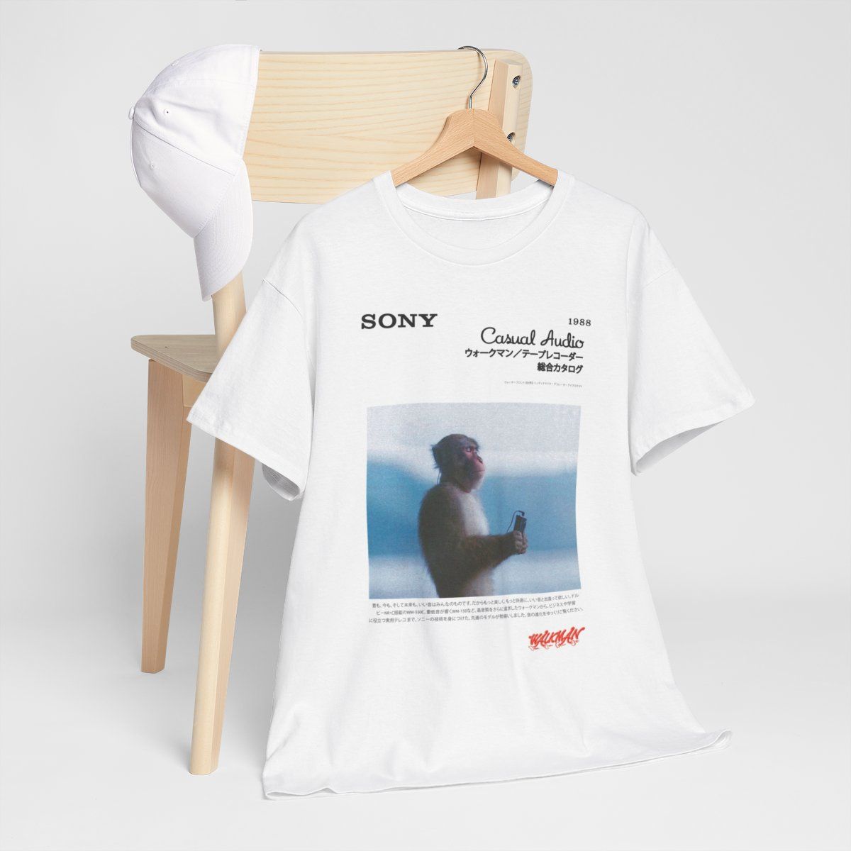 Sony Coastal Audio Monkey Photo 100% Cotton Shirt