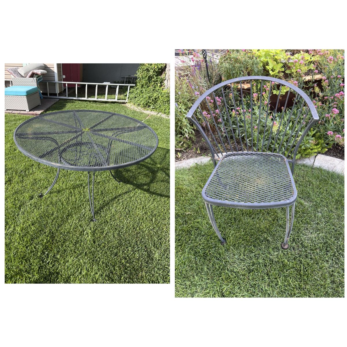 Last Of My Woodard Vintage Patio Furniture For Sale! See description for details.