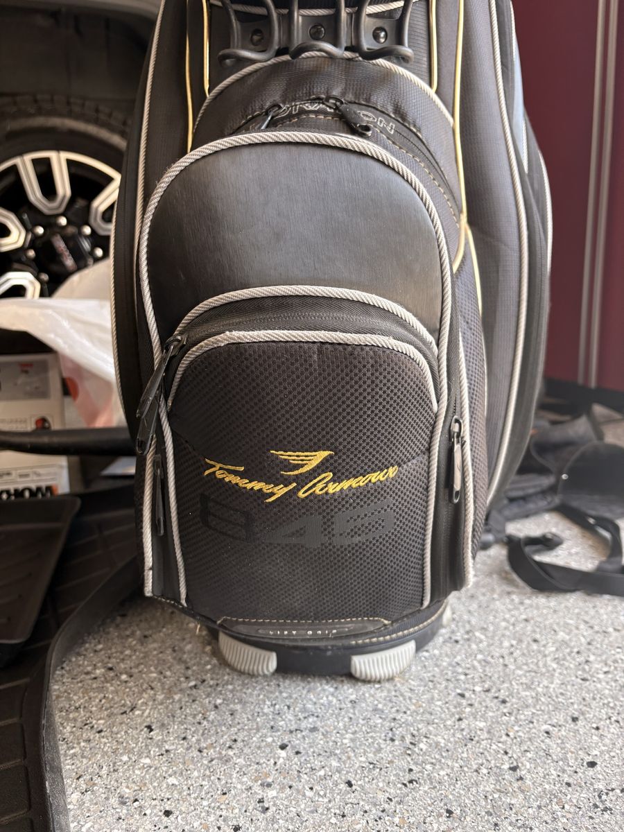 Tommy Armour Golf Cart Bag - Black/Gold