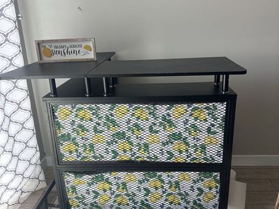 L Shaped Bar Table
