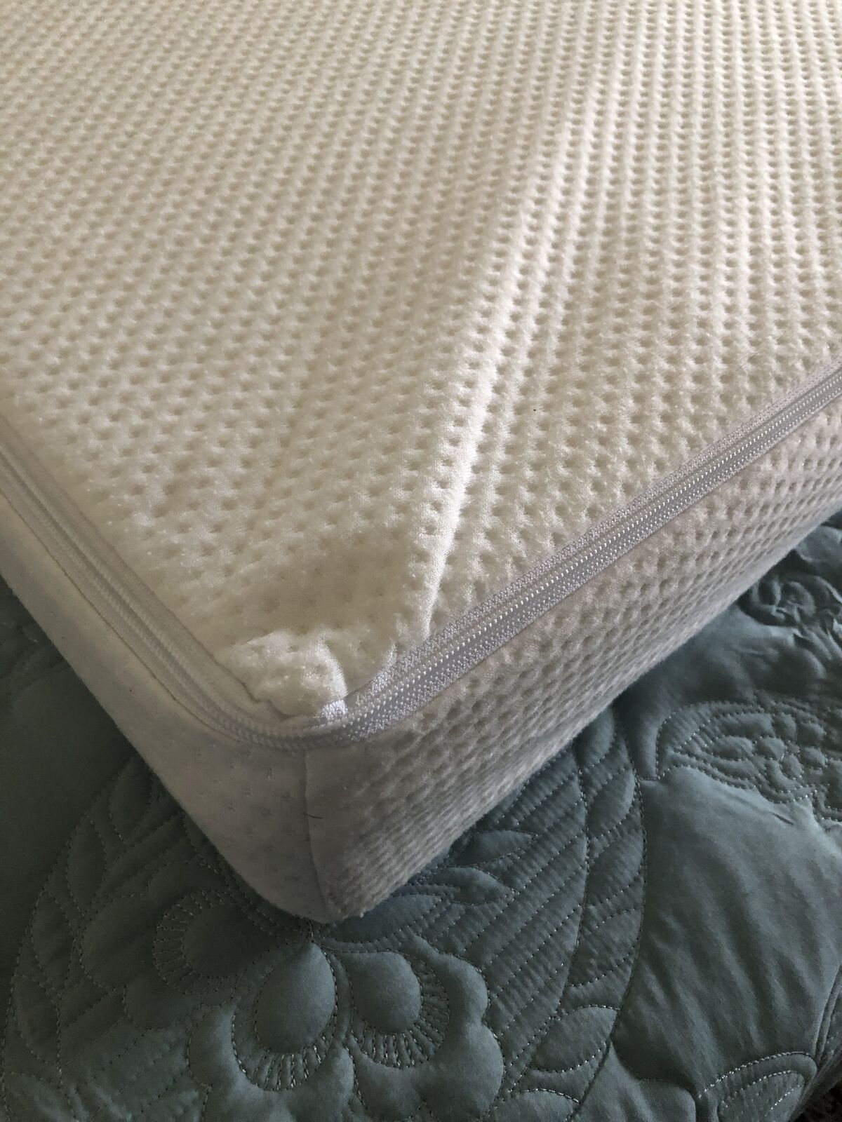 Full Size Crib or Toddler Mattress with Protective Cover
