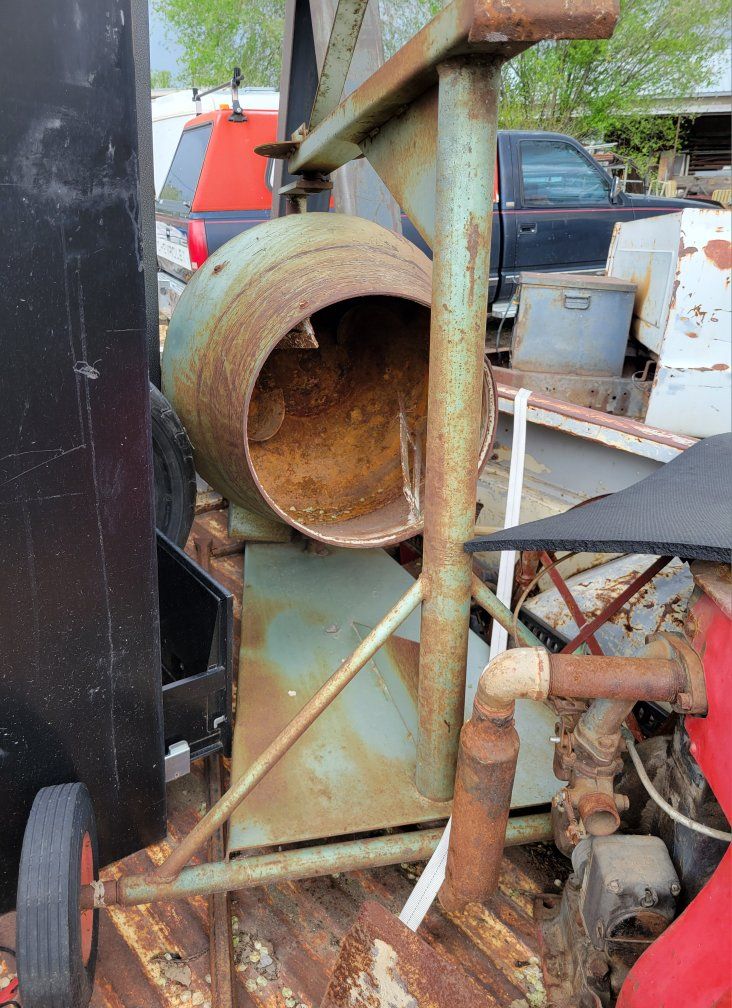 Electric Cement Mixer with Emerson Motor - Works Great for Construction & DIY Projects