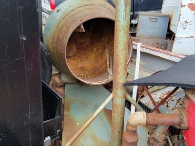 Electric Cement Mixer with Emerson Motor - Works Great for Construction & DIY Projects