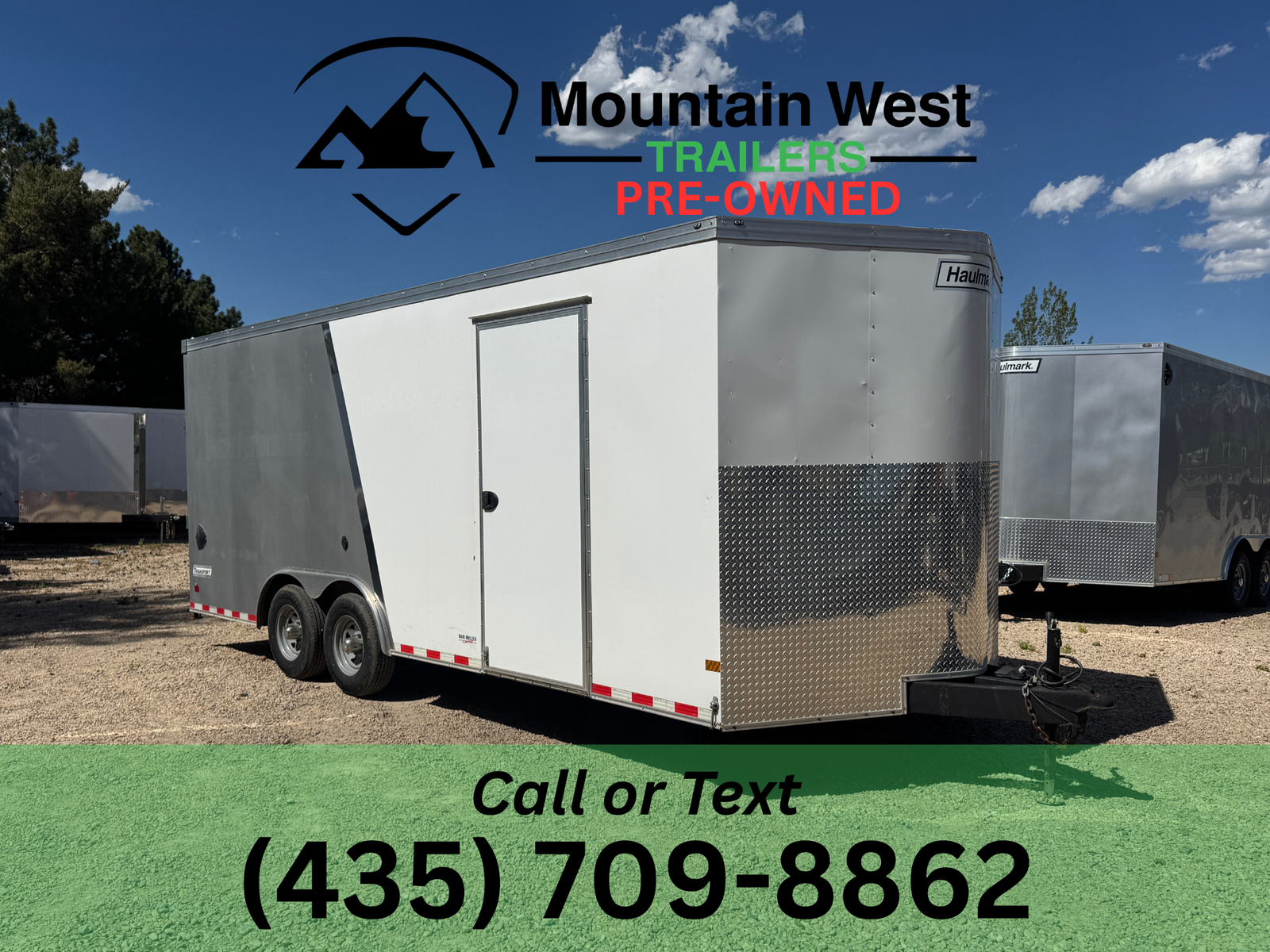 2022 USED Haulmark TRANSPORT 8.5X20-10K Enclosed Car Hauler Trailer
