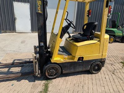 Hyster s40xm cushion tire forklift with side shift runs great